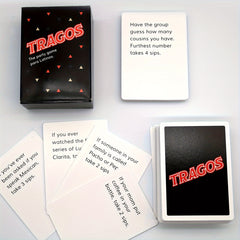 Drinking Game Card Party Game Drinking Cards 100 Cards Tragos B