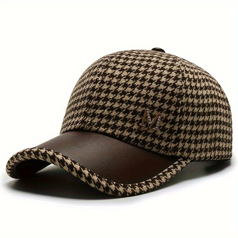 Knitted Baseball Cap Men Women Vintage Outdoor Travel Hat