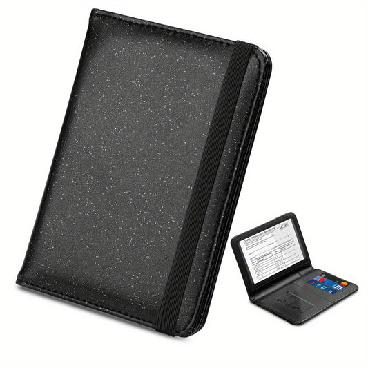 Passport Wallet Holder PU Leather Waterproof Travel Case