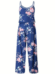 Floral Print Cami Jumpsuit