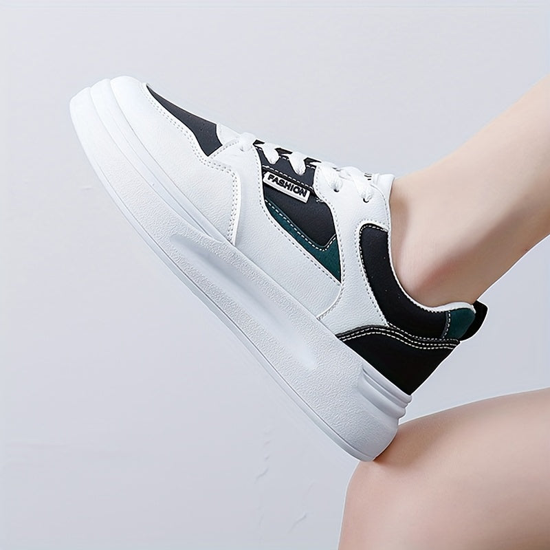 Women's Chunky Sneakers Anti Slip Sports Shoes Low Top Outdoor Skate Shoes