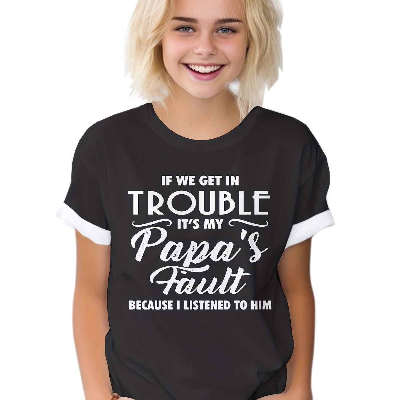 Girls Boys Graphic Short Sleeve T-Shirt Summer Sport