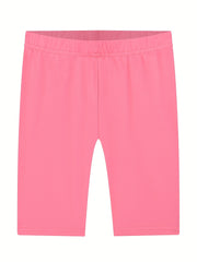 Girls' Casual Biker Shorts Dance Shorts Outwear Athletic Fit Stretchy