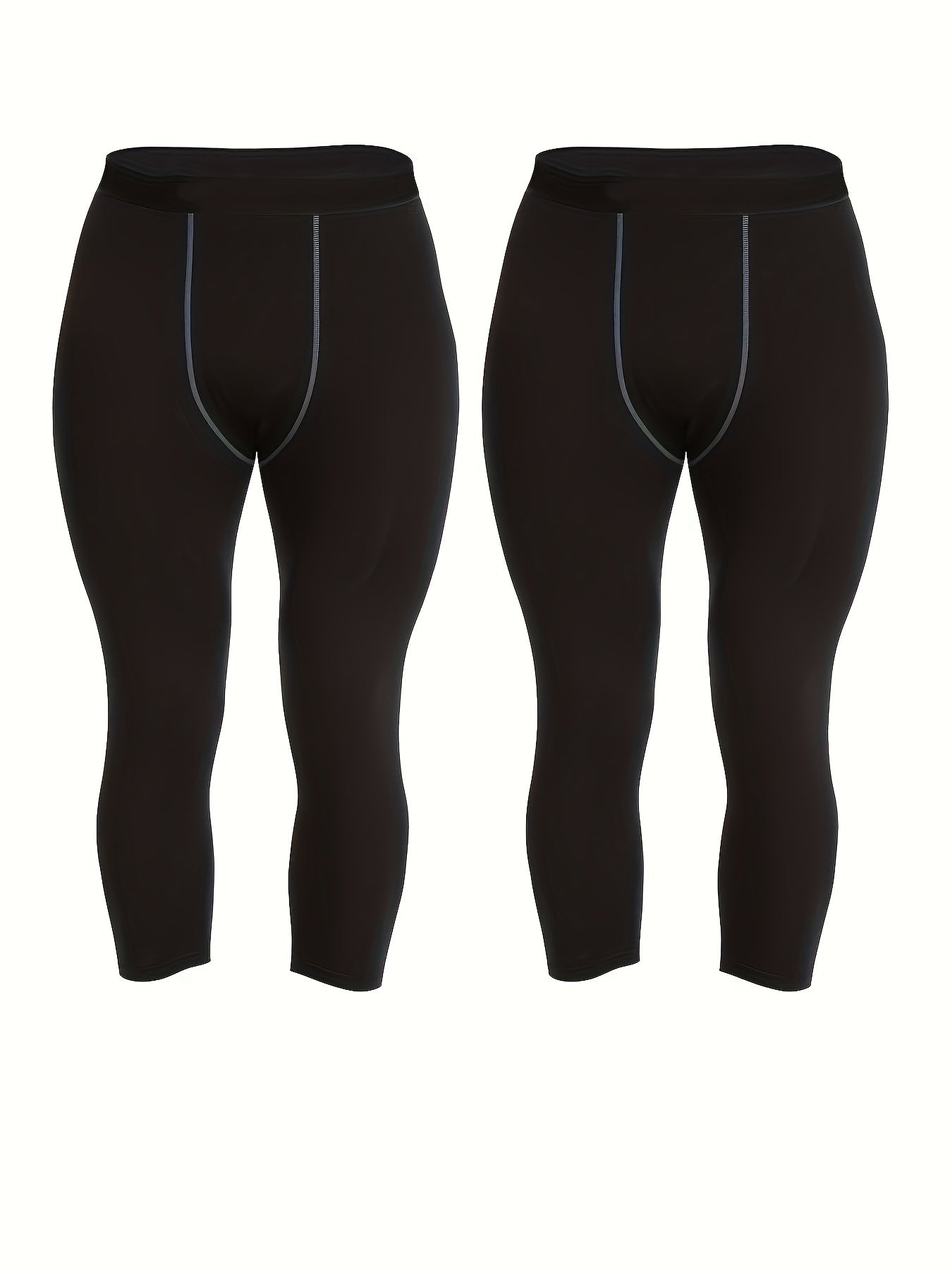 Men's Active Compression Pants Moisture Wicking Base Layer