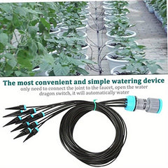 Plant Drip Grow Kit 10 Head Drip Irrigation System Set Water Seeper Automatic