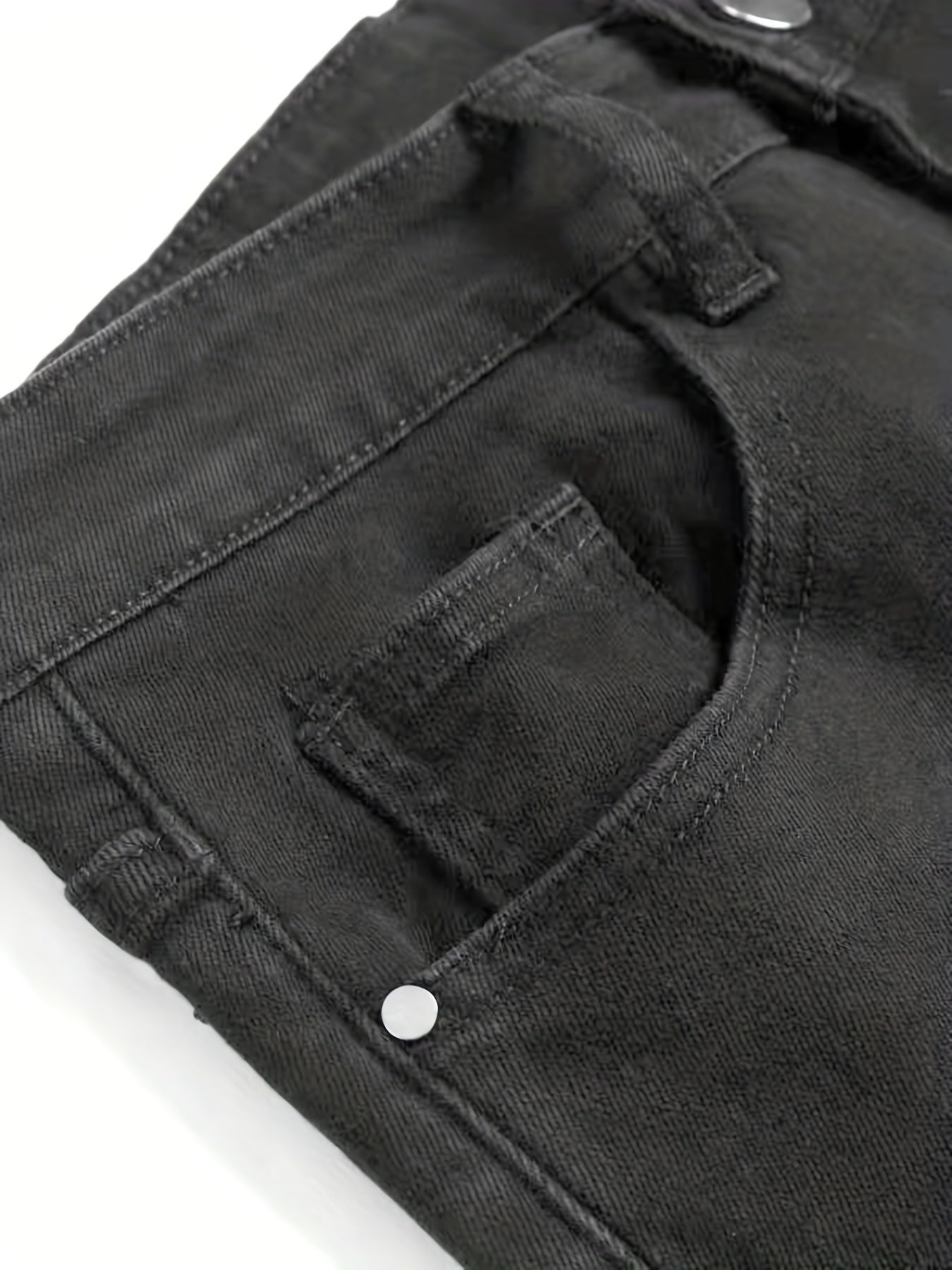 Men's Monster Print Straight Fit Jeans - Casual Denim Pants