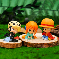 4pcs Cartoon Anime Q version Birthday Graduation Decorations