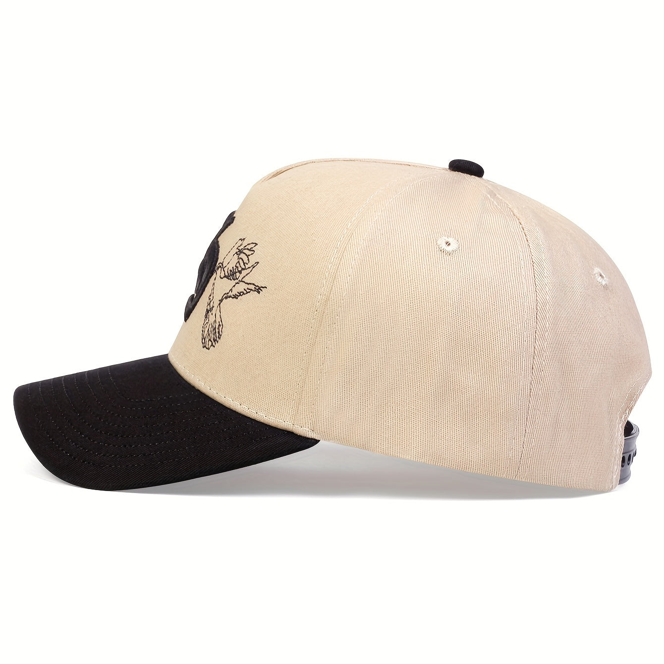 Men's Gothic Letter S Embroidered Baseball Cap Adjustable Casual Hat