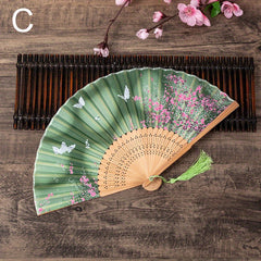 Chinese Style Folding Fan Dance Fan Retro Cheongsam Accessory