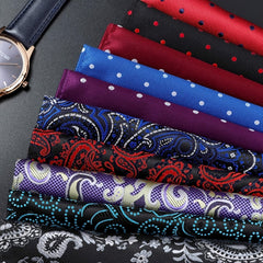 20pcs Pocket Square Handkerchiefs Assorted Colors