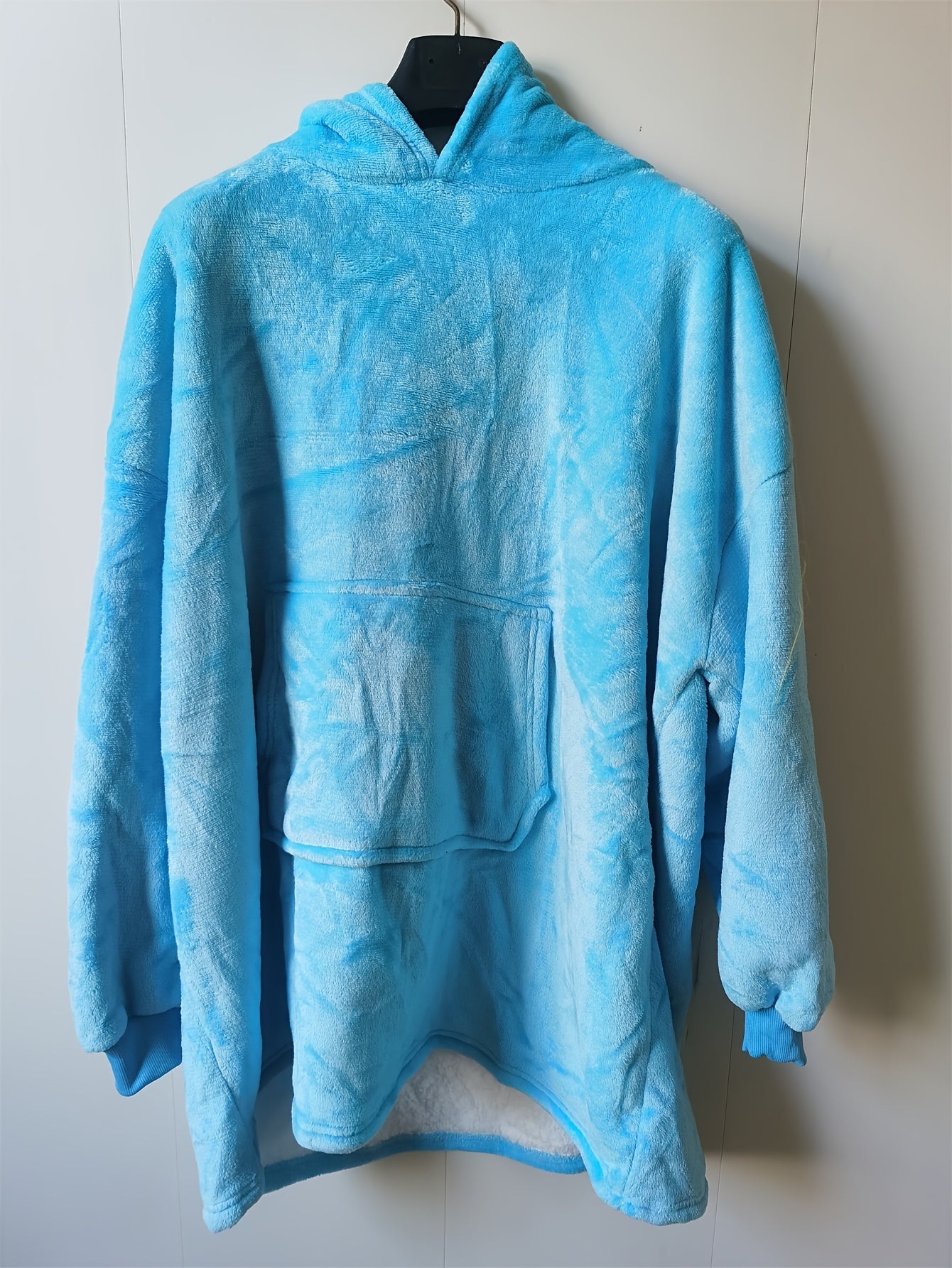 Fleece Cozy Warm Hooded Nightgown with Pockets