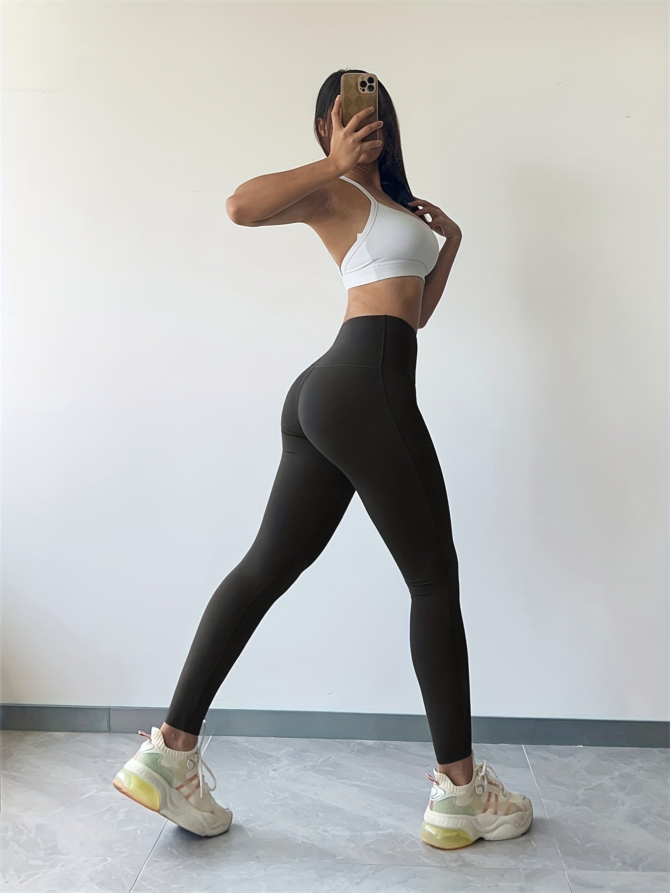 Tummy Control Yoga Leggings High Waist Hip Lifting Sports Pants