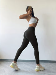 Tummy Control Yoga Leggings High Waist Hip Lifting Sports Pants