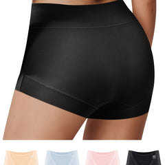 4 Pack Plus Size Panties Set Women's Plus Wide Waistband
