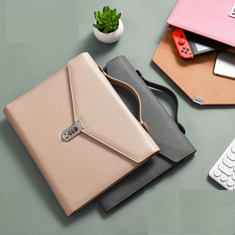 Large Capacity Password File Package with Lock - Confidential Test Paper Bag
