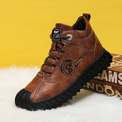 Men's Lace up Sneakers Boots Comfortable and Breathable