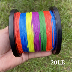 500m 546yds PE Braided Fishing Line Colorful 4 Strands Strong 4 54KG 36 29KG
