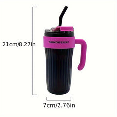 860ml Stainless Steel Insulation Water Cup with Handle