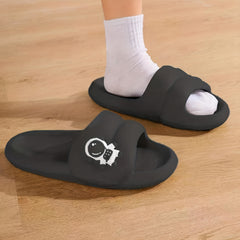 Men's Astronaut Print Slides Slip On Slippers