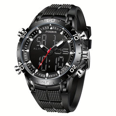 Women's Sports Dual Display Quartz Watch Waterproof Digital Electronic