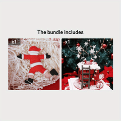 Funny Half Section Chimney Santa Claus Cake