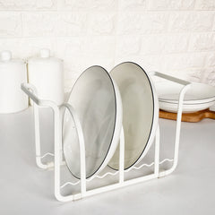 Kitchen Plate Rack Shelf Countertop Dish Rack Household Bowl Plate Storage