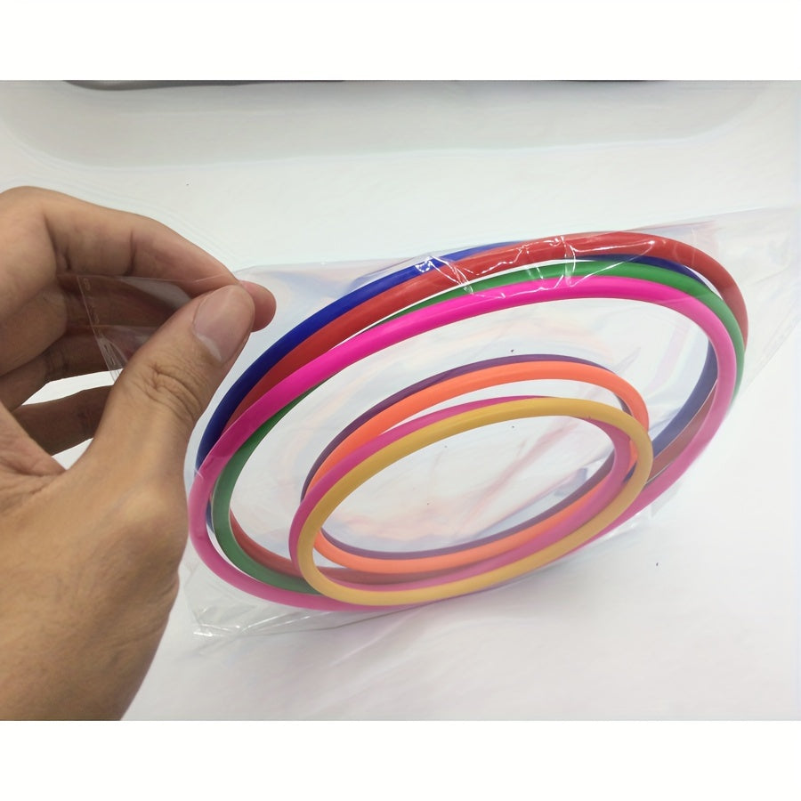 8pcs Mixed Tossing Ring Game Set Outdoor Throwing 13 & Inner Diameter 4pcs Each