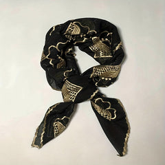 National Style Embroidered Square Scarf Vintage Travel Sunproof Pack Turban