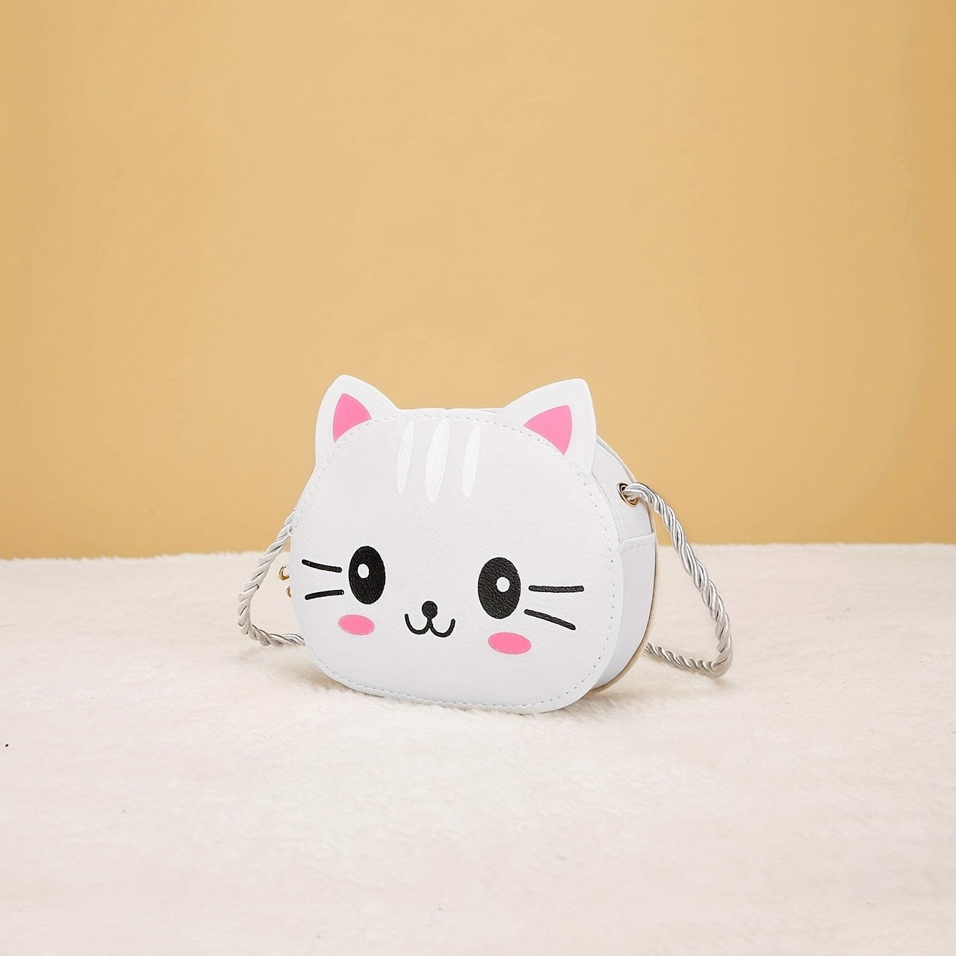 Mini Cat Cartoon Crossbody Bag for Girls