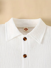 Baby Boys Summer Casual Shirt Shorts Set