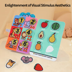 Peel and Stick Picture Book Campus Baby Intelligence Development Tool