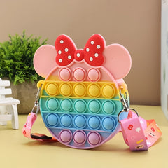 Girls Silicone Shoulder Bag Messenger Bag Coin Purse Wallet Children s Gift