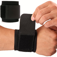 Adjustable Anti-Sprain Wristbands for Weightlifting & Strength Training