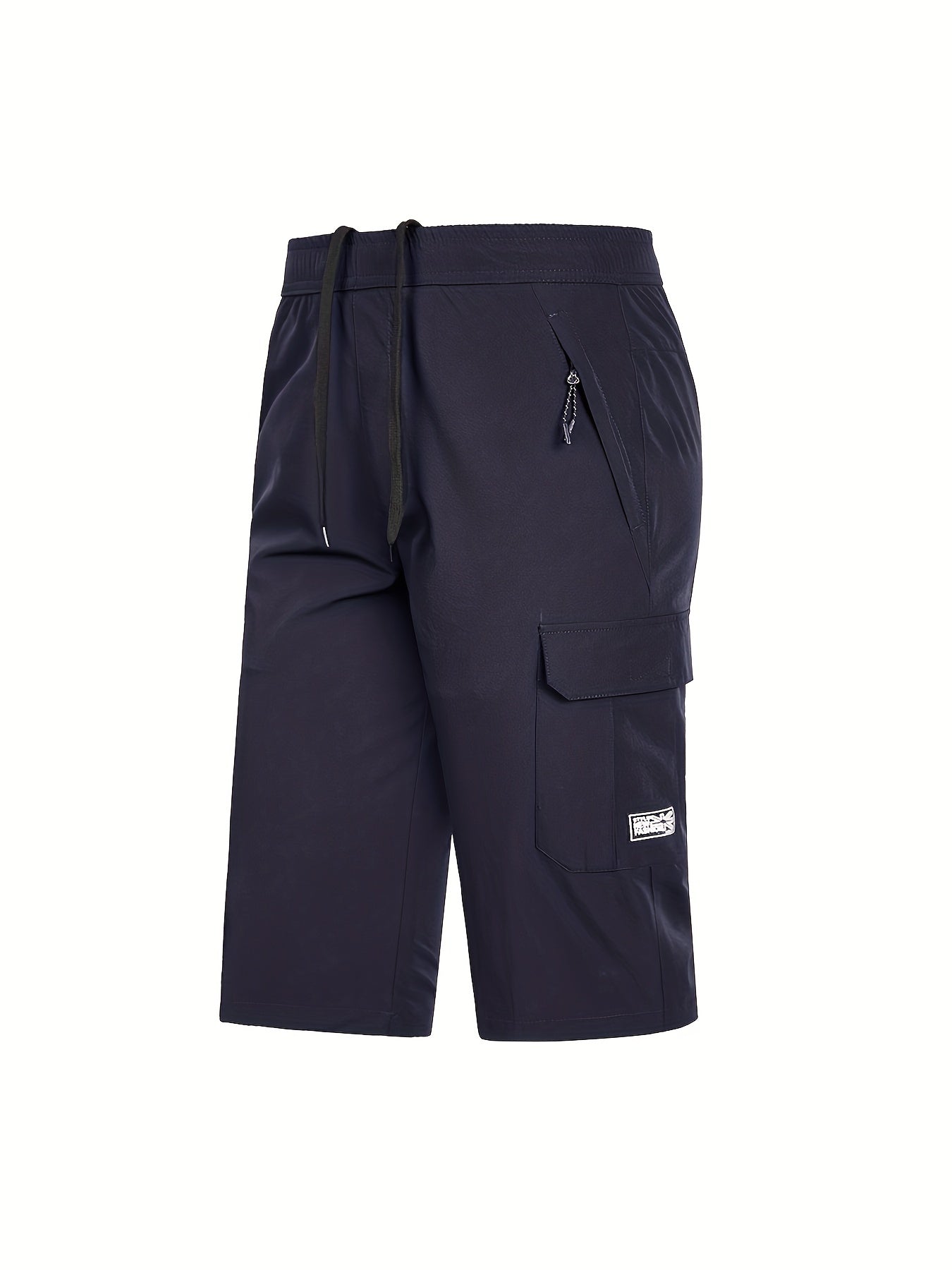 Men's Rapid Dry Pocket Cargo Shorts - Comfy Drawstring Shorts
