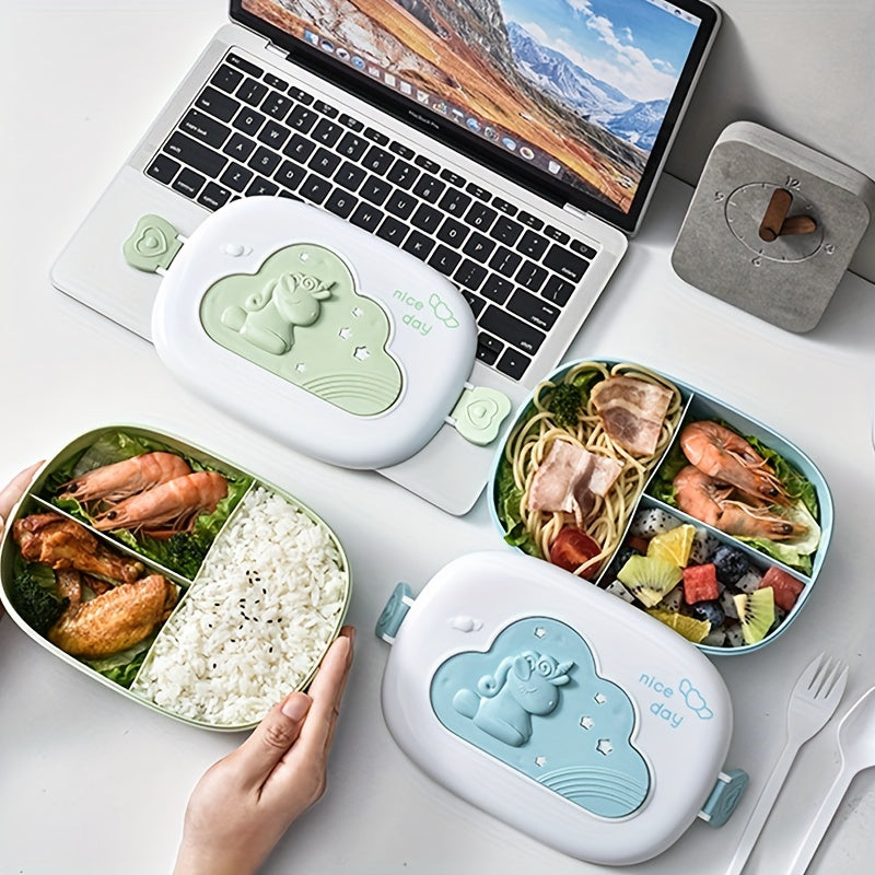 1pc Portable Lunch Box Microwave Safe Leakproof Food Box