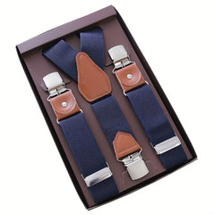 Men's 3 Buckles Y shaped Suspenders For Outdoor Party