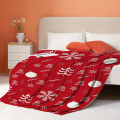 Christmas Flannel Throw Blanket Soft Cozy for Sofa Couch