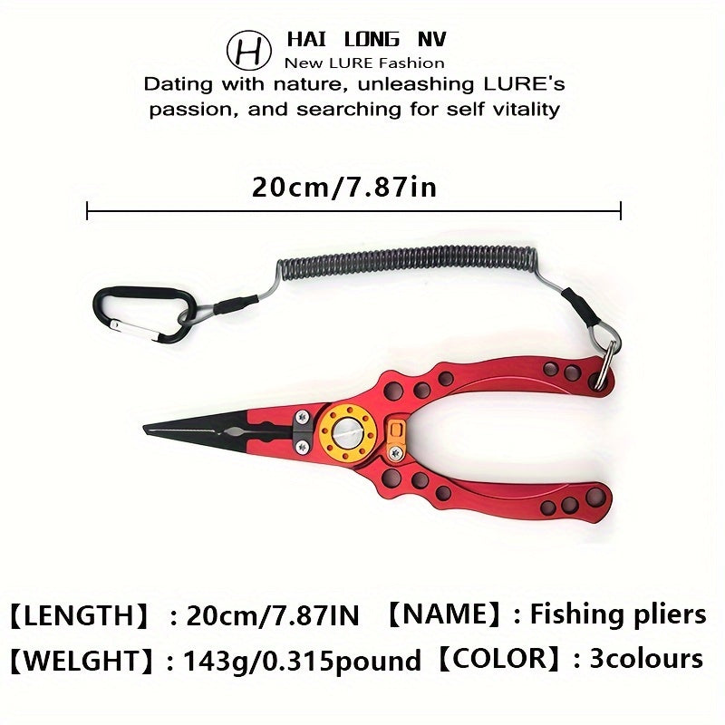 Aluminum Alloy Fishing Pliers Multifunctional Scissors