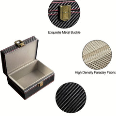 Carbon Fiber Faraday Box Key Fob Protector