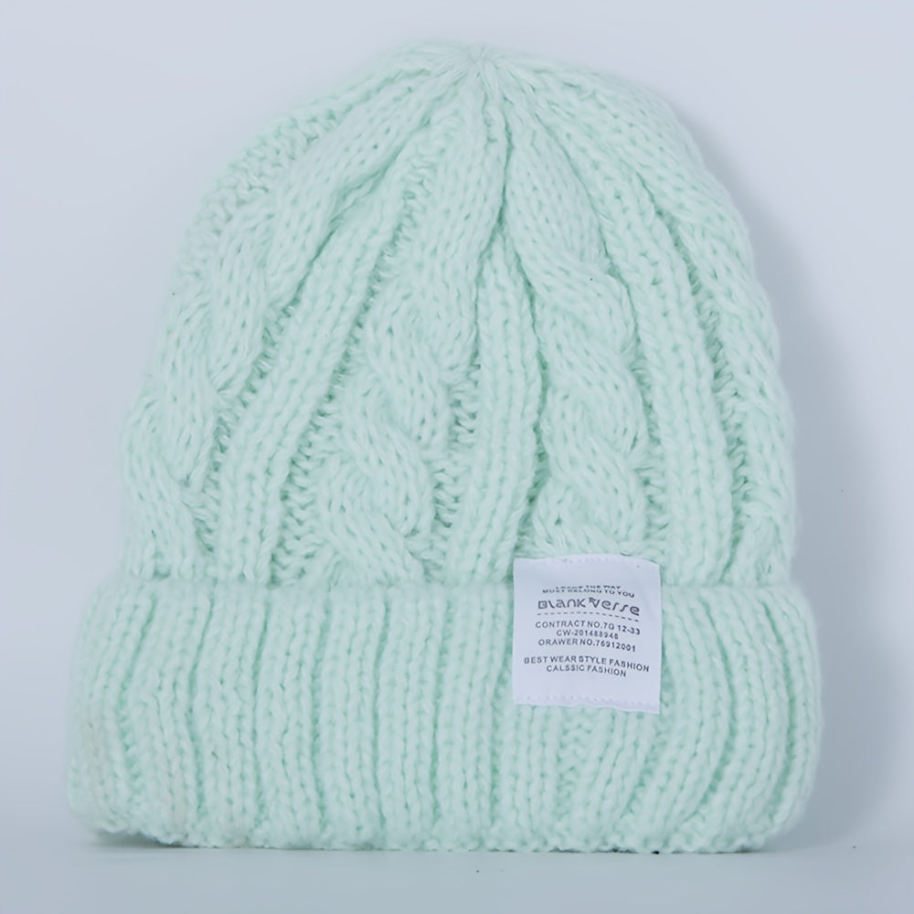 Warm Knitted Hat for Autumn and Winter Outdoor Activities