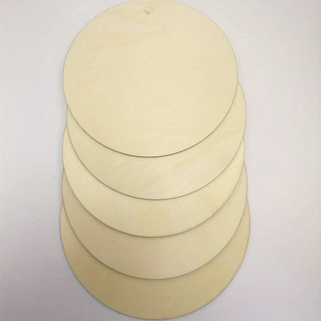 5pcs 6in 8in Wooden Circles Blank Round Wooden Chips For DIY Crafts