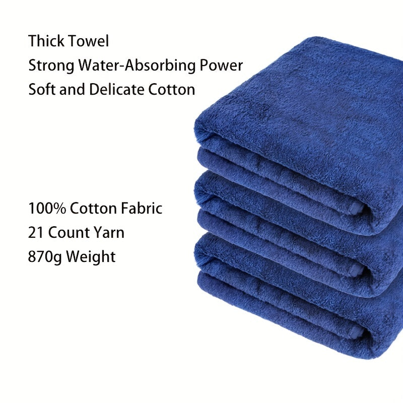 70x35in Thick Bath Sheet Towel Strong Absorption Soft Cotton 21 Yarns