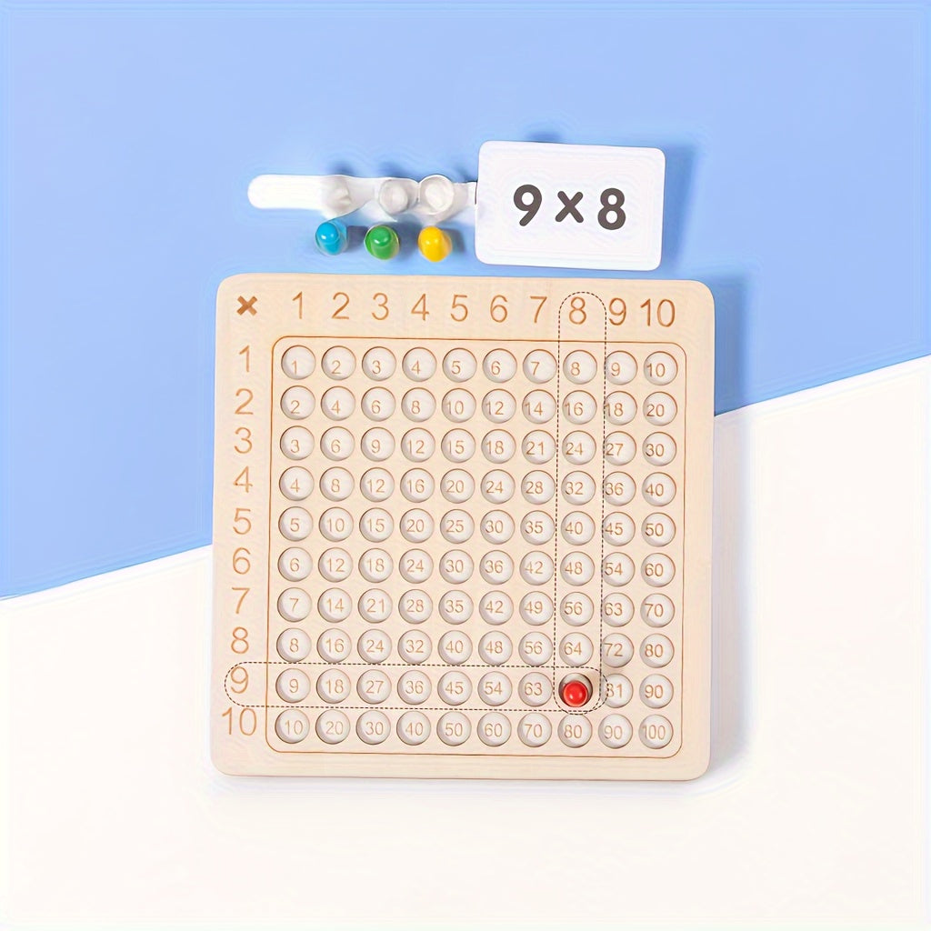 Wooden Learning Board Multiplication Table Addition