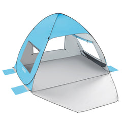 TOBTOS Pop Up Beach Tent UPF 50 Portable Sunshade Lightweight Sun Shelter
