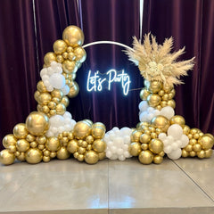 68pcs Golden Balloons Garland Arch Kit 12-72 cm Sizes