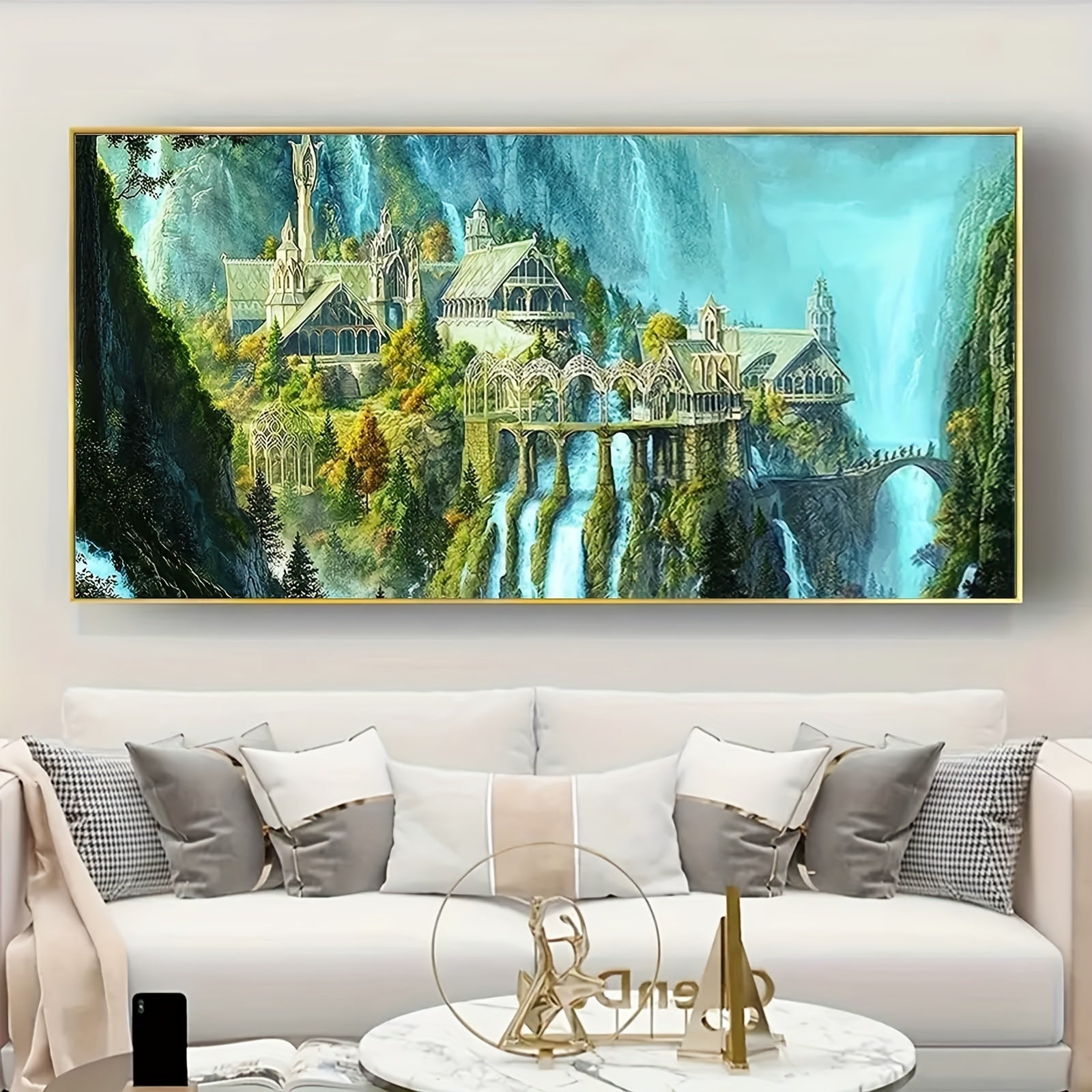 5D Diamond Art Painting Castle Full Rhinestones Kit