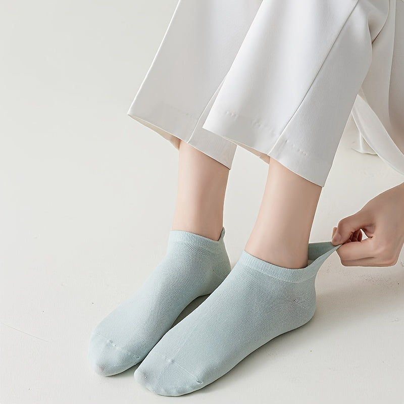 8 Pairs Invisible Socks Low Cut Ankle Socks Women's Stockings