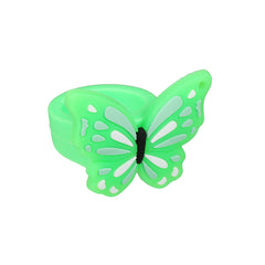 12 Colorful Butterfly Rings Pack For Girls