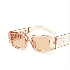 Men's Punk Letter Sunglasses Y2K Retro Sunglasses