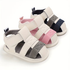 Breathable Baby Girls Sandals Lightweight Anti Slip Indoor Outdoor